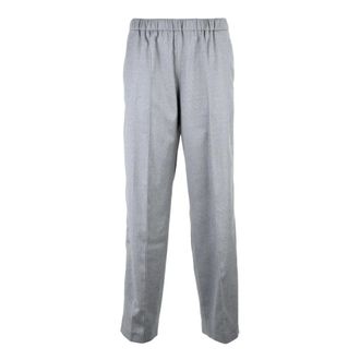 Fabiana Filippi Straight Trousers, female, Gray, Size: M Pantalone