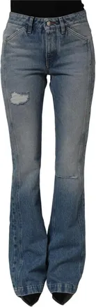 Dolce & Gabbana Boot Cut Denim Trouser Jeans - Dames - Bootcut Jeans - Blauw - S - Denim - Jeans