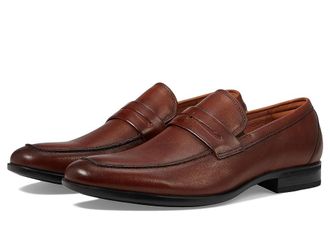 Florsheim Zaffiro Moc Toe Penny Loafer Mens Lace Up Wing Tip Shoes Cognac : 10.5 W (3E), Leather