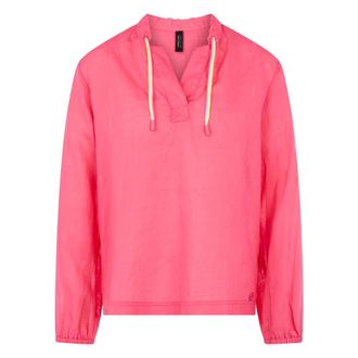 Marc Cain Blusa de manga larga de ramio ligero - Blouses & Shirts - Mujer - Rosa - XL