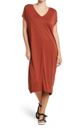 By Design Barcelona Tunic Midi Dress in Brandy Brown at Nordstrom Rack, Size X-Small