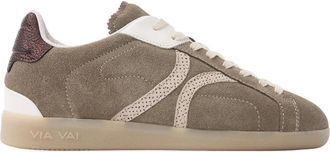 VIA VAI Schoenen, Dames, Grijs, 37 EU, Leer, Nilla Khloe Sneaker
