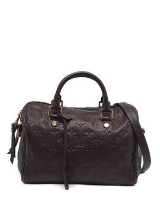 Louis Vuitton Speedy Bandouliere 25 monogram-pattern tote bag - women - Canvas/Calf Leather - One Size - Purple