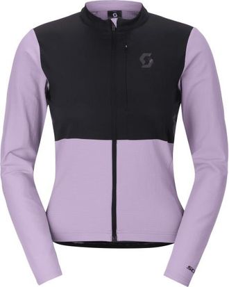 Scott Jersey Endurance Warm L/S Velotrikot f&uuml;r Damen | lila