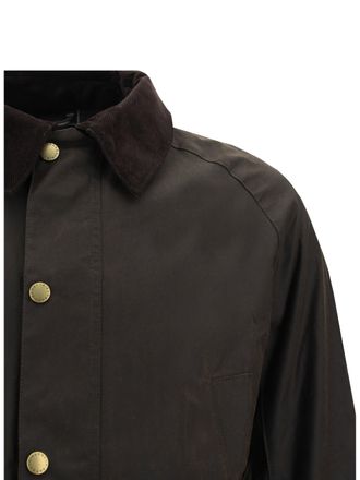 Barbour Mens Jacket Ashby Olive Cotton