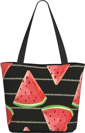 AOOEDM Watermelon-Pattern Ladies Shopping Bag 13x11x7in.The Perfect ValentineS Day Gift.It Is The Best ValentineS Day Gift For Mom, Daughter, Wife,Etc