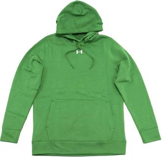 Under Armour Mens Hustle Fleece Hoodie In Team Kelly Green