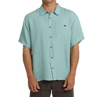 Billabong Victoria Short Sleeve Shirt In Absinthe