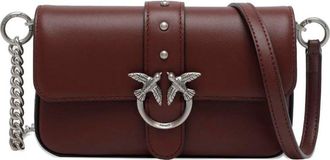 Pinko Leather Mini Double Bag