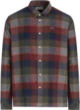 Barbour Check Shirt in Navy