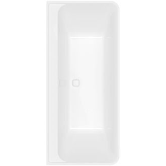 Villeroy & Boch Villeroy&boch - Ba&ntilde;era Recta 180 X 80 Villeroy Et Boch Collaro Blanco Acrilico Rebosadero Cromo