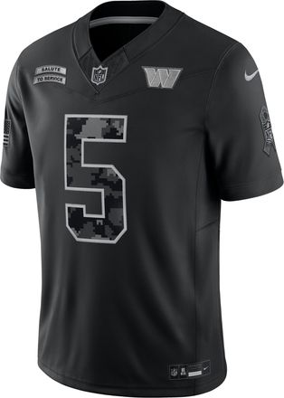 Nike Jayden Daniels Washington Commanders Salute to Service Nike Mens Dri-FIT NFL Limited Jersey in Black | SSLM00AF3Y-UUE