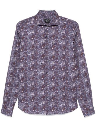 Orian paisley print shirt - Blue