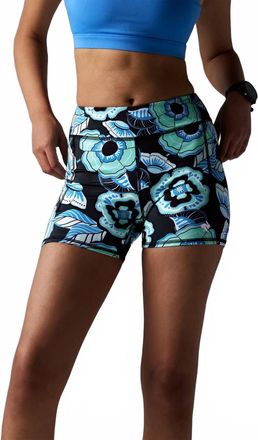 Rabbit Speed Leggy Shorts In Opal Floral