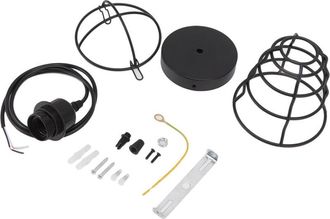 OEM L&aacute;mpara Colgante Industrial Para Cocina, Ara&ntilde;a Negra, E27 E26, Luminaria Industrial Para Dormitorio, Comedor, Sala De Estar