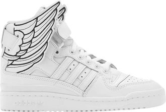 adidas Fitness, Heren, Wit, 47 1/3 EU, Leer, Hi Wings 4.0 Jeremy Scott Sneakers