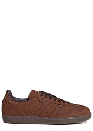 adidas Samba OG Leather Sneakers - Brown - 10 (IT44 / UK10)