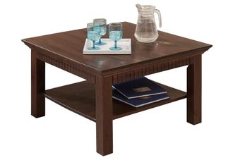 HOME AFFAIRE Couchtisch »Lisa« Kaffeetisch, massives Kiefernholz, B/T/H: 76x76x45 cm