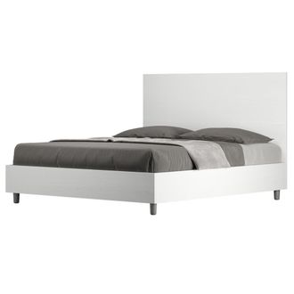 ITYhome Canap&eacute; abatible 160x190 efecto madera fresno blanco