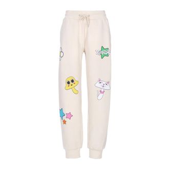 Ripndip Sweatpants, female, Beige, Size: L Lightweight Tracksuit Pants Bone Mineral Wash