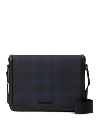 Burberry Borsa messenger Alfred con stampa - Blu