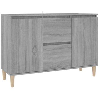 vidaXL Sideboard Grey Sonoma 103.5x35x70 cm Engineered Wood Vidaxl