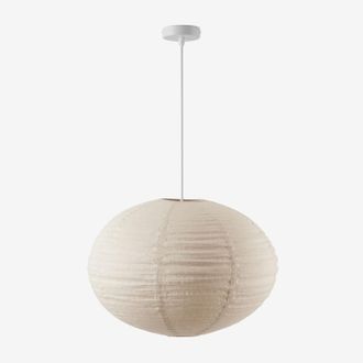 Sklum L&aacute;mpara De Techo Colgante En Lino Elijah Sklum &Oslash;50 Cm