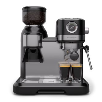 Klarstein Klarstein Bella Caf&eacute; Cafetera Espresso Vintage Molinillo 19 Bar Espuma De Leche Man&oacute;metro 1150 W