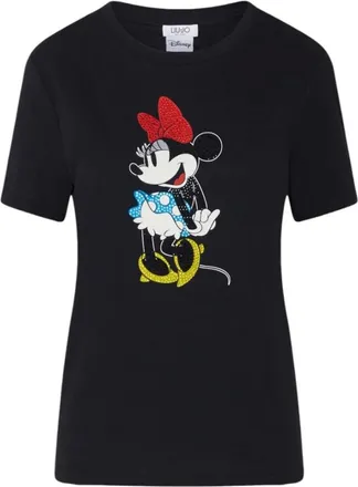 Liu Jo Camiseta Miss Mouse - Tops - Mujer - Negro - XS