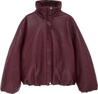 Anine Bing Cyrus Jacket - Dames - Winterjassen - Rood - XS - Leer - Jassen