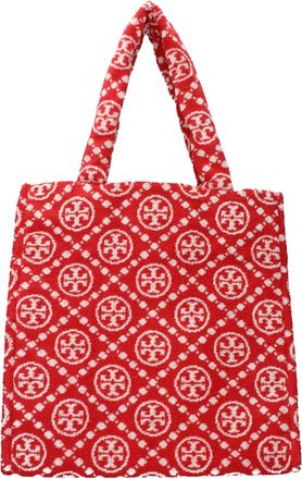 Tory Burch Tory Burch Rode Katoenachtige Schoudertas