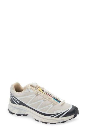 Salomon Gender Inclusive XT-6 Sneaker in Rainy Day/Black/White at Nordstrom, Size 10.5 Womens