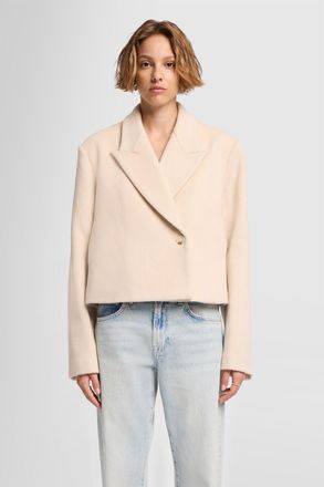 7 For All Mankind Womens Ladies Short Jacket - Pink - Size Medium