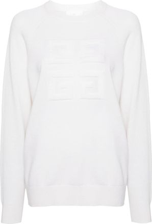 Givenchy 4G-motif cashmere jumper - women - Cashmere - S - Neutrals
