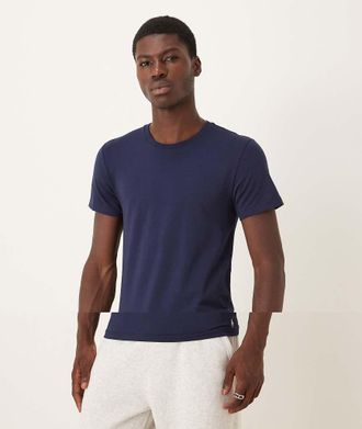 Polo Ralph Lauren Confezione da 2 T-shirt da casa blu navy con logo