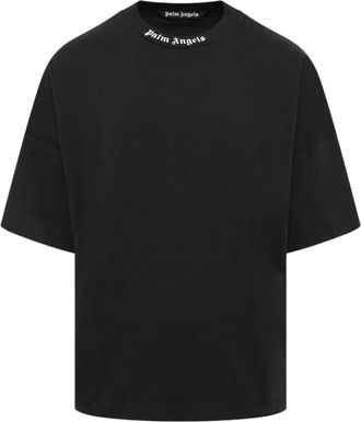 Palm Angels Black Oversized Logo T-Shirt