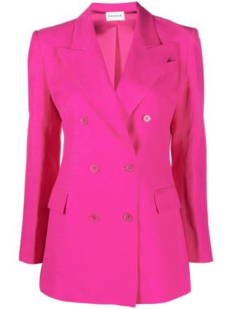 P.A.R.O.S.H. Blazer met dubbele rij knopen - Roze