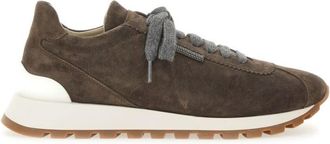 Brunello Cucinelli Suede Running Sneaker