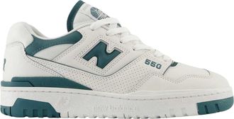 New Balance Dames/Dames 550 Leren Trainers (Wit)