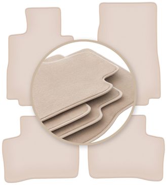 OEM Alfombrillas Premium Beige Para: Mercedes Eqc N293 Suv 2019