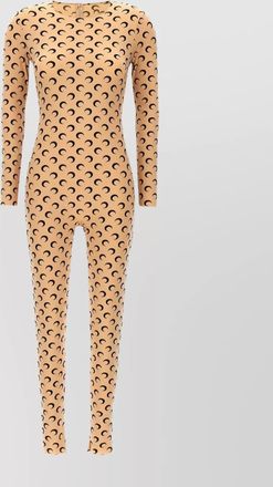 Marine Serre printed slim-fit catsuit
