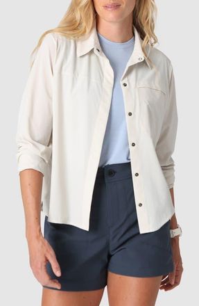 Outdoor Research Astroman Long Sleeve Sun Shirt in Oyster at Nordstrom, Size X-Large
