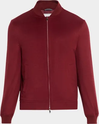 Brunello Cucinelli Men & apos;s Cashmere and Silk Bomber Jacket