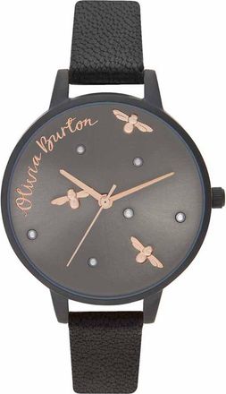 Olivia Burton Womens Black dial Watch
