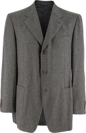 Canali Wool Grey Single Breasted Blazer Size L