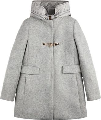 Fay Giacconi Jas - Dames - Mantel - Grijs - XL - Wol - Jassen