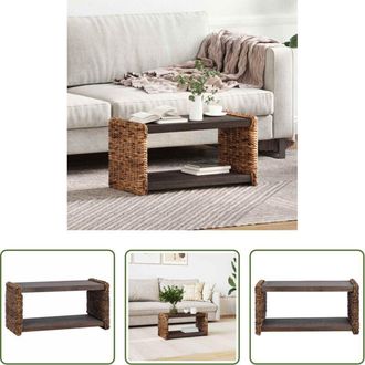 vidaXL vidaXL Tavolo in legno - Tavolino da salotto Naturale 70 x 35 x 35 cm