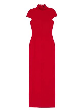 Solace London Lang maxi dress - Red