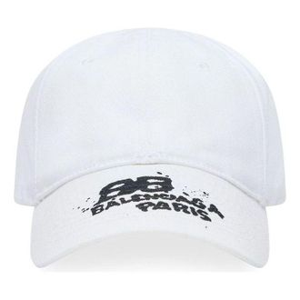 Balenciaga (WMNS) Balenciaga Hand-Drawn BB Icon Cap White 723771410B29060