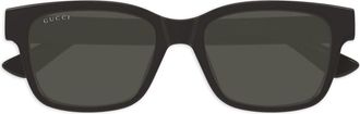Gucci Occhiali da sole squadrati - Grigio